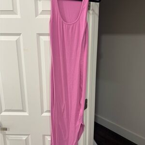 Heartloom Pink Sleeveless Maxi Dress